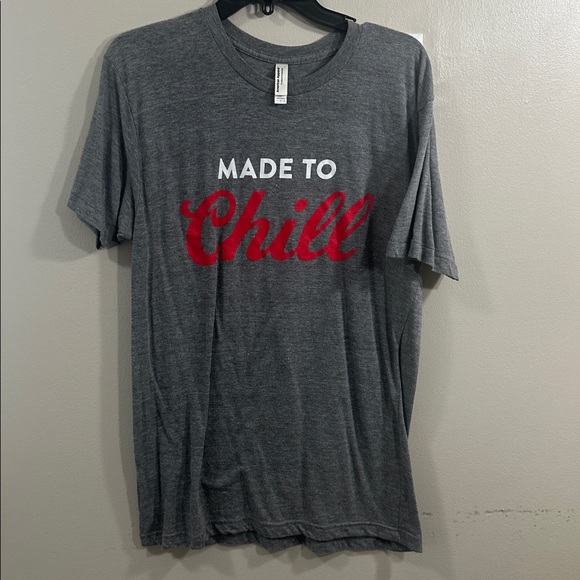 Coors Light Beer Made To Chill Gray Short Sleeve Tee Tshirt Womens Size L Large - Picture 1 of 4